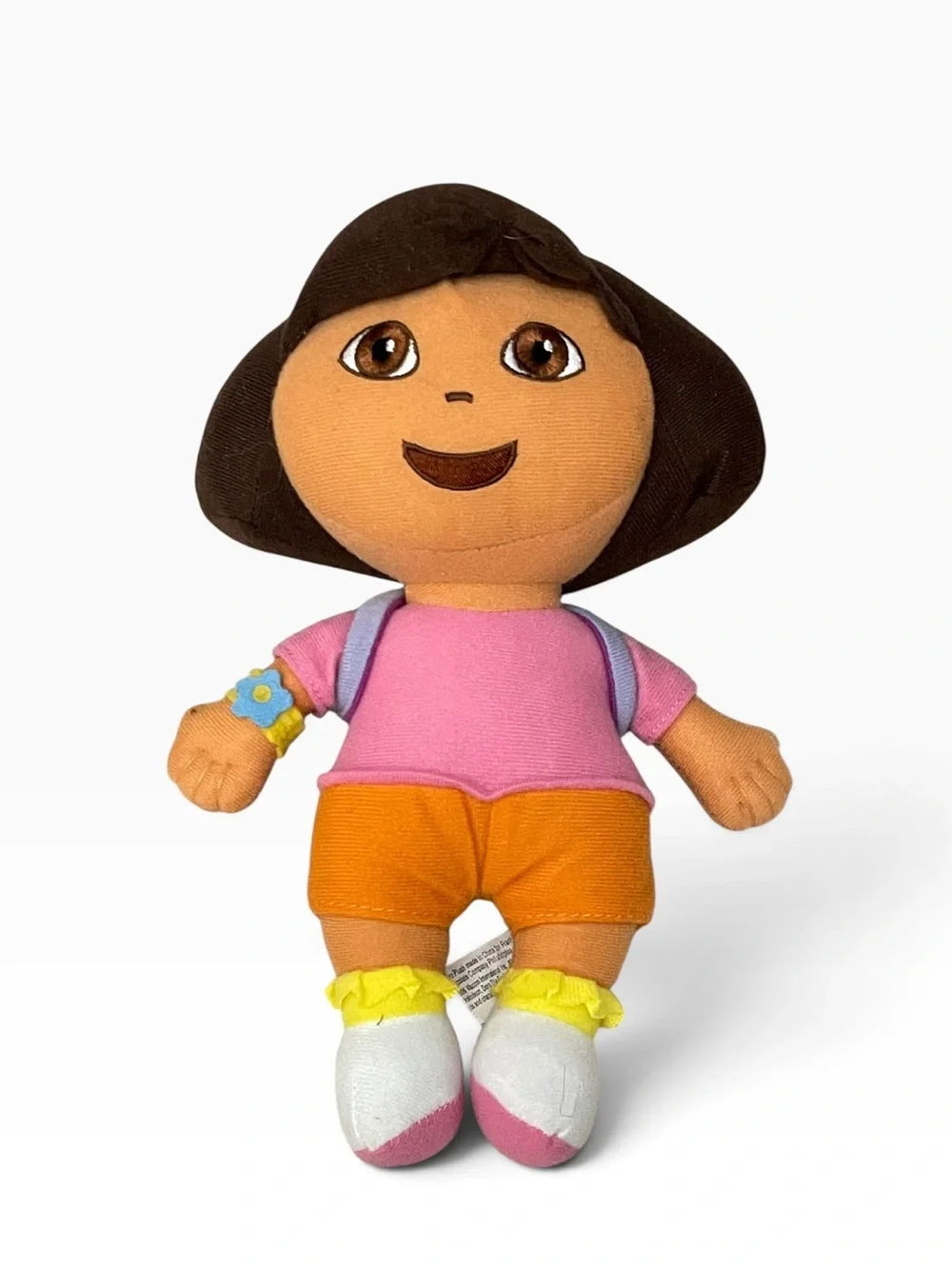 Vintage 2002 Dora the Explorer Plush Doll Nanco Nick Jr Backpack Y2K Nickelodeon